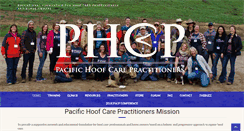 Desktop Screenshot of pacifichoofcare.net