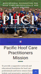 Mobile Screenshot of pacifichoofcare.net