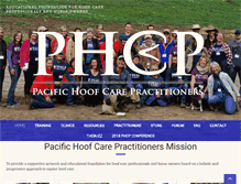 Tablet Screenshot of pacifichoofcare.net